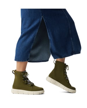Sorel EXPLORER III JOAN Womens Winter Boots Green