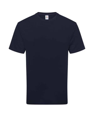 Fruit of the Loom Katoenen uniseks T-shirt voor volwassenen (Deep Navy)