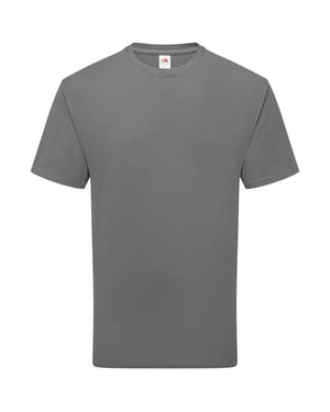 Fruit of the Loom Katoenen uniseks T-shirt voor volwassenen (Licht Grafiet)