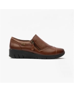 24660-29-305 Ladies Leather Shoes Brown
