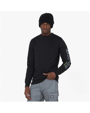Dickies OKEMO Mens Graphic Sweatshirt Black