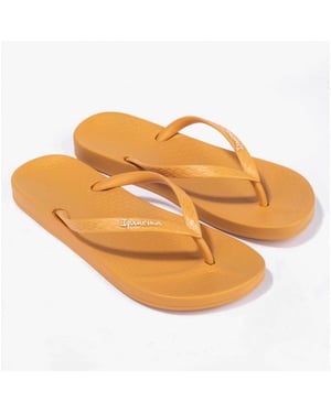 ANATOMIC COLORS Ladies Vegan Flip-Flops Tan