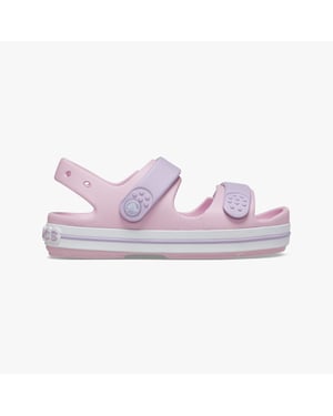 Crocs Crocband Play Thermoplastische Ballerina/sandalen Voor Meisjes In Lavendelkleur