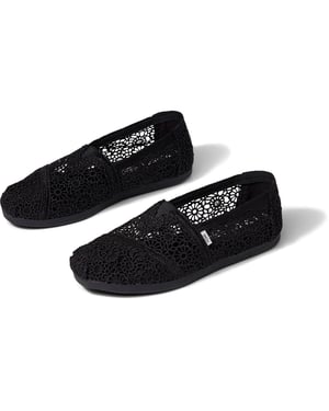 TOMS Alpargata Polyester Svarta Espadriller för kvinnor