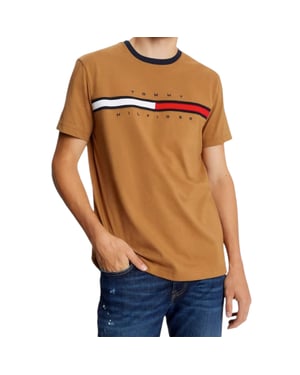 Tommy Hilfiger Mens T Shirts Signature Stripe Tee