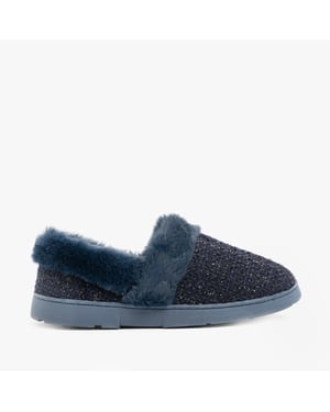 Dr Keller AVON Womens Full Slippers Navy