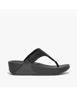 LULU SHIMMERLUX Vrouwen Tussenstuk Sandalen Helemaal Zwart