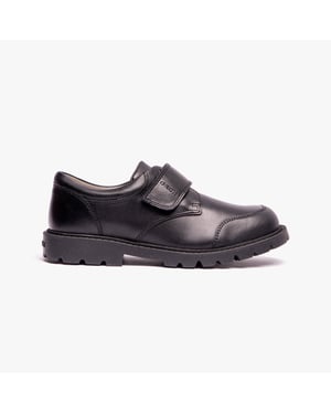 J SHAYLAX BOY Boys Formal School Shoes Black