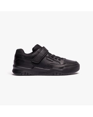 J PERTH BOY Boys School Shoes Black