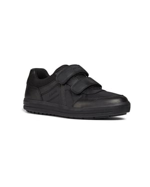 J ARZACH Boys School Shoes Black