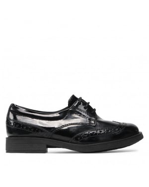 AGATA Girls Shoes Patent Black