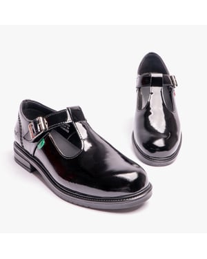 LACH T-BAR PATL JF Youth Womens School Shoes Black