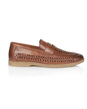 PERTH Mens Loafers Brown