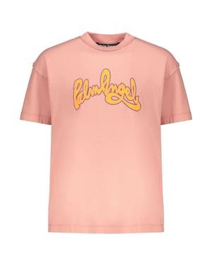 Palm Angels seizoenslogo Insideout roze T-shirt