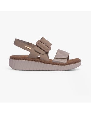 69260-60 Dames Sandalen Beige