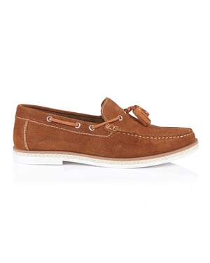 MILFORD Mens Loafers Tan