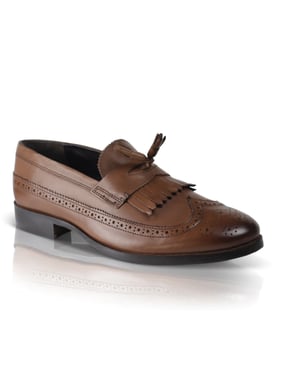 BOROUGH Mens Loafers Brown