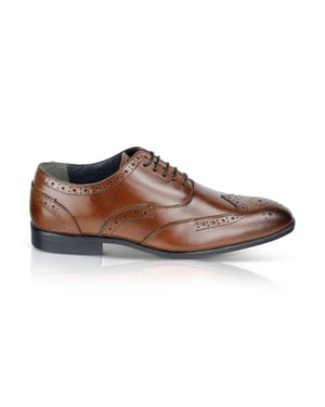 OXFORD Mens Oxford Shoes Brown