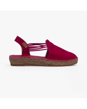NURIA Womens Espadrille Fuchsia