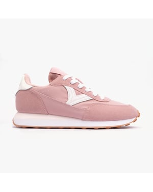 ASTRO MONOCHROME NYLON Womens Trainers Rosa