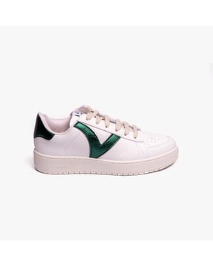 MADRID FAUX LEATHER & METAL Womens Trainers Botella