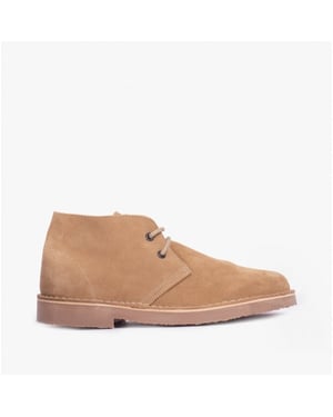 Roamers M400TS Mens Desert Boots Stone