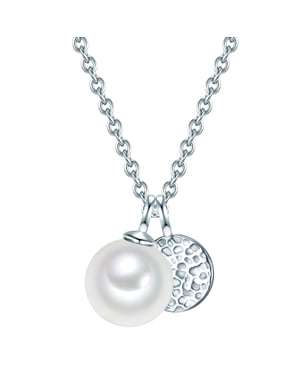 Valero Pearls Female Sterling Silver Necklace