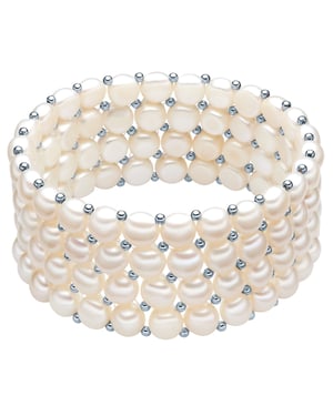 Valero Pearls Fresh Water Cultured Pearl Bracelet