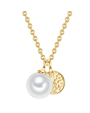 Valero Pearls Female Sterling Silver Necklace