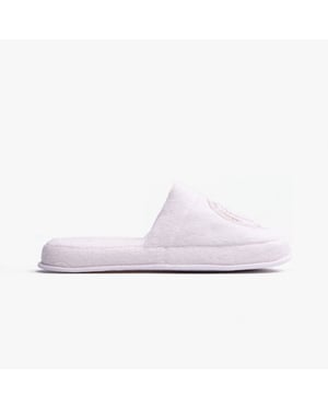 GANT CREST Unisex Mule Slippers White