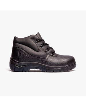 Grafters M5501PA Unisex Leather Safety Boots Black