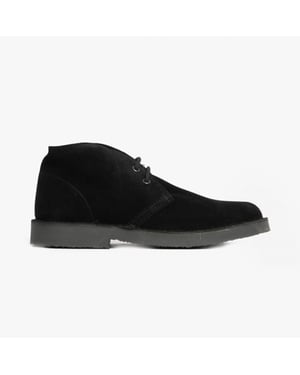 Roamers M400AS Mens Desert Boots Black