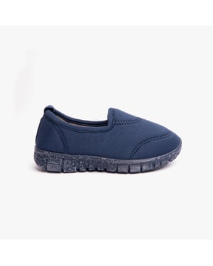 STINGRAY Unisex Infants Elasticated Slip-On Shoes Navy
