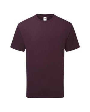 Fruit of the Loom Katoenen uniseks T-shirt voor volwassenen (Donkere Pruim)