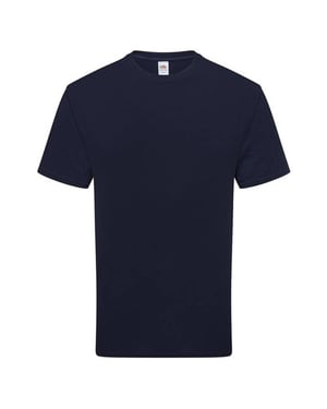Fruit of the Loom Katoenen uniseks T-shirt voor volwassenen (Deep Navy)