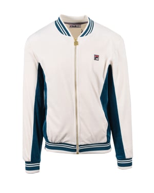 Fila Vintage Miguel Track Jacket Gardenia/Deep Lagoon