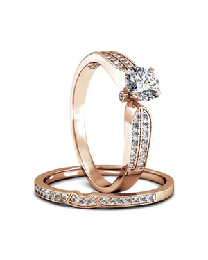 Empress Ring - Rose Gold och Crystal