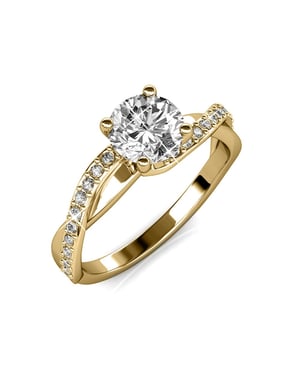 Eleanor Ring - Zilver en Kristal