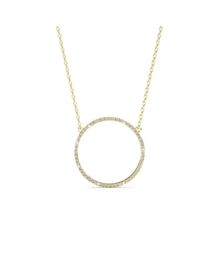 Olina hangers - Goud en kristal