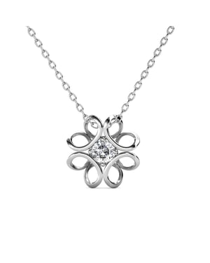 Narcissenhangers - Zilver en Kristal