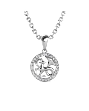 Steenbok Zodiac Hangers - Zilver en Kristal