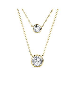 Juliet hangers - Goud en kristal