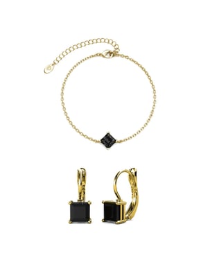Calle Square Sets - Guld och Svart
