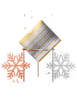 Adventskalender 24 överraskningsjuveler - Silver och Kristall