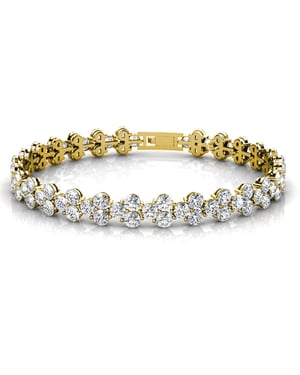 Prinsessenarmbanden - Goud en kristal