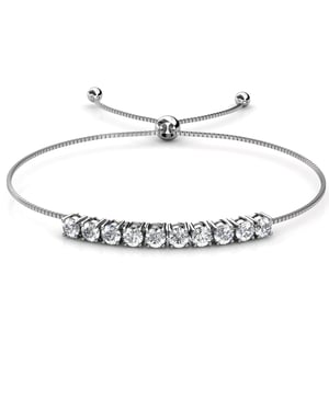 Crystal Mia Armband - Silver och Crystal