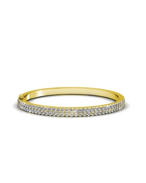 Glamour armbanden - Goud en kristal