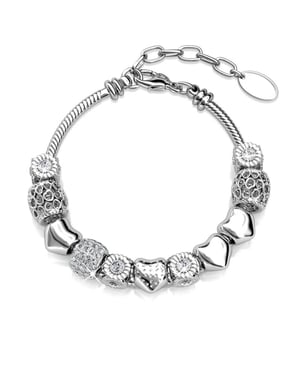 Stralende Charm Armbanden - Zilver en Kristal