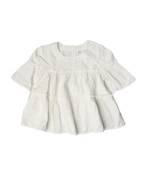 Top met korte mouwen en ruches 856269 meisje