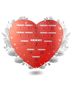 Surprise Heart Adventskalender - 14 Juwelen - Zilver en Kristal